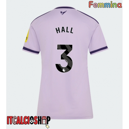 Newcastle United Lewis Hall #3 Terza Maglia Femmina 2026-27 Manica Corta